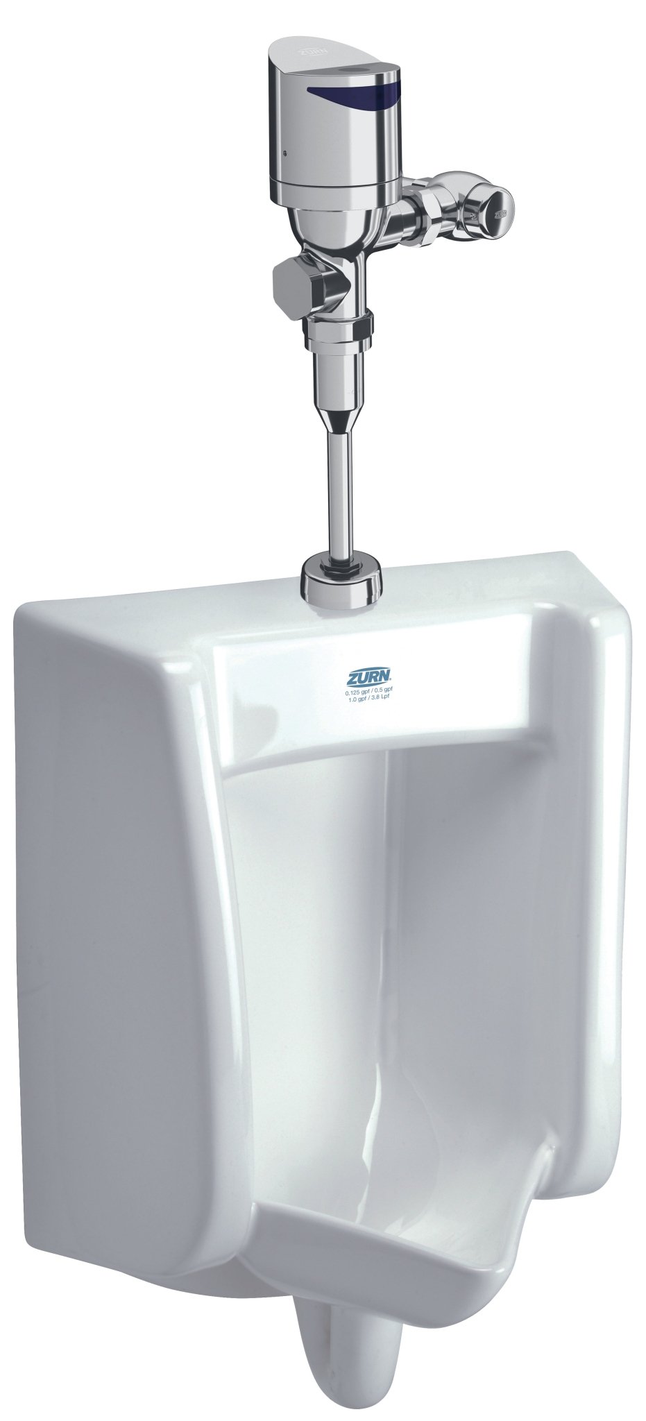 Z.UR1.S.TMZurn One Battery Powered Sensor Urinal System with Top Mount 0.125 GPF Flush ValveZurn