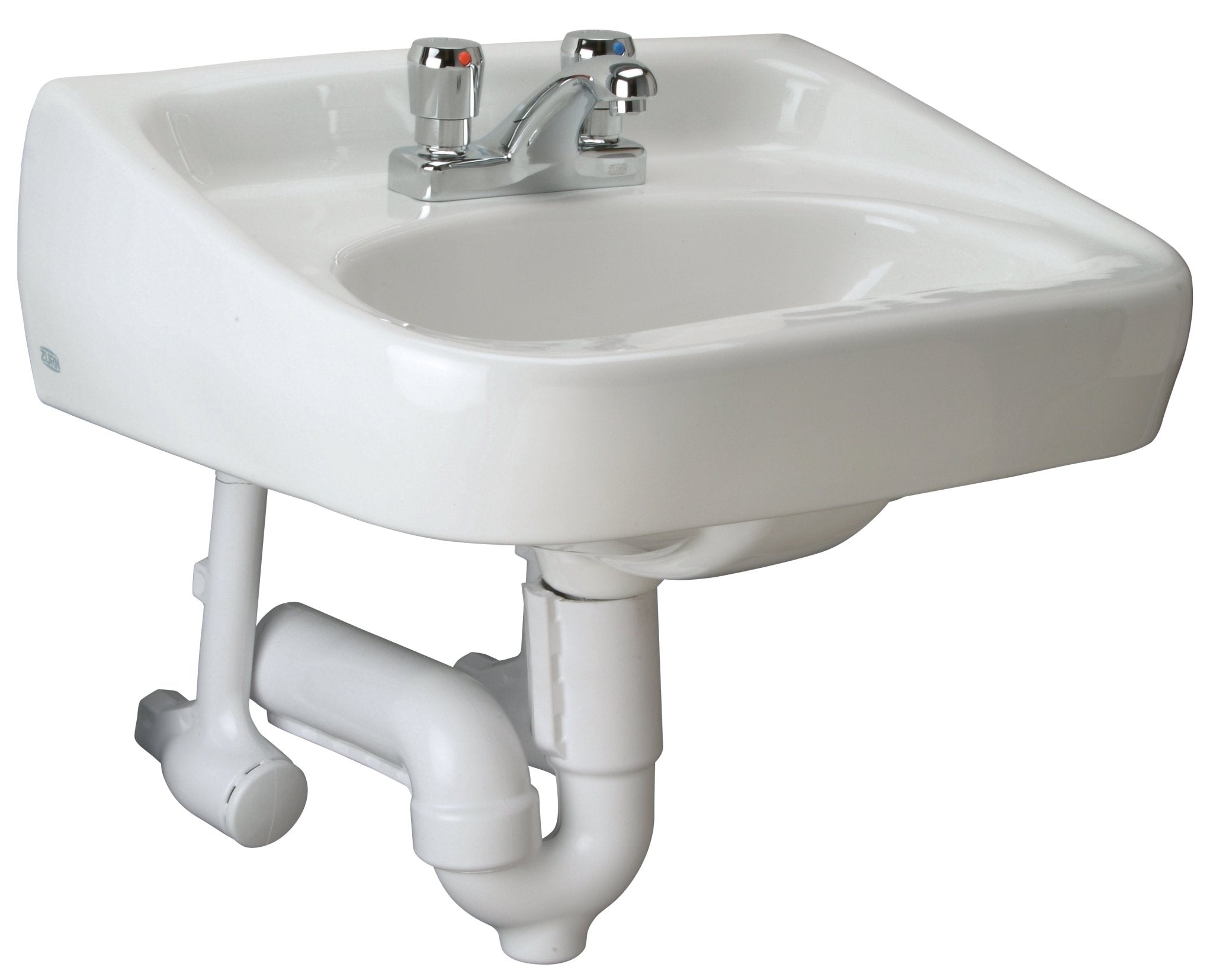 Z.L7.MZurn One Manual Hand Washing System, 20” x 18” Wall Hung Lavatory with 0.5 GPM, Centerset, Metering FaucetZurn