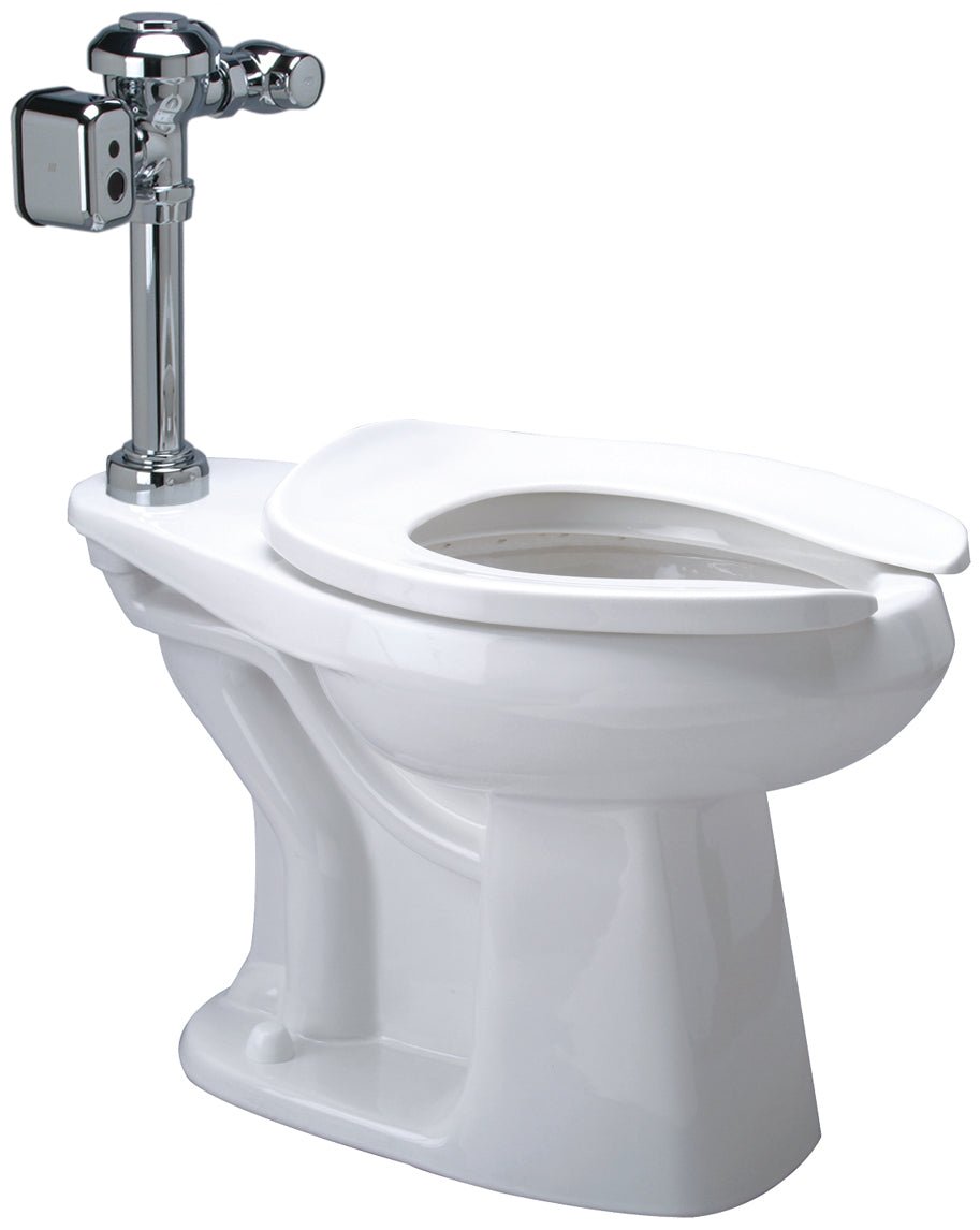 Z.WC3.ASZurn One Sensor Floor Mounted ADA Height Toilet System with 1.1 GPF Battery Powered Flush ValveZurn