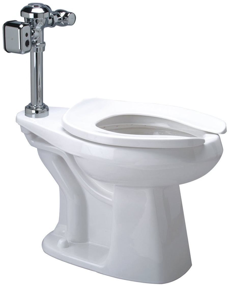 Z.WC4.ASZurn One Sensor Floor Mounted ADA Height Toilet System with 1.28 GPF Battery Powered Flush ValveZurn