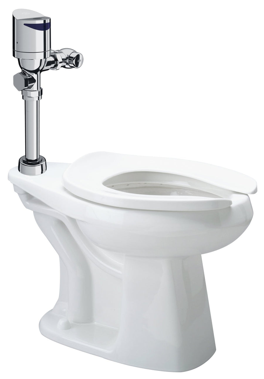 Z.WC3.AS.TMZurn One Sensor Floor Mounted ADA Height Toilet System with Top Mount 1.1 GPF Battery Powered Flush ValveZurn