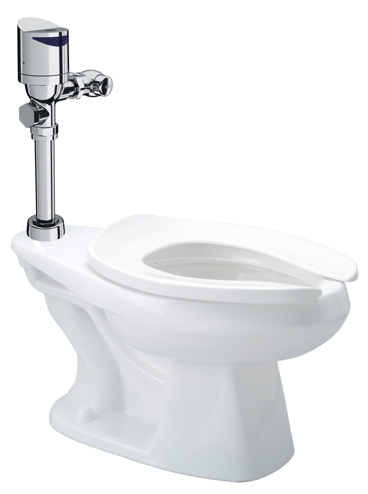 Z.WC3.S.TMZurn One Sensor Floor Mounted Toilet System with Top Mount 1.1 GPF Battery Powered Flush ValveZurn