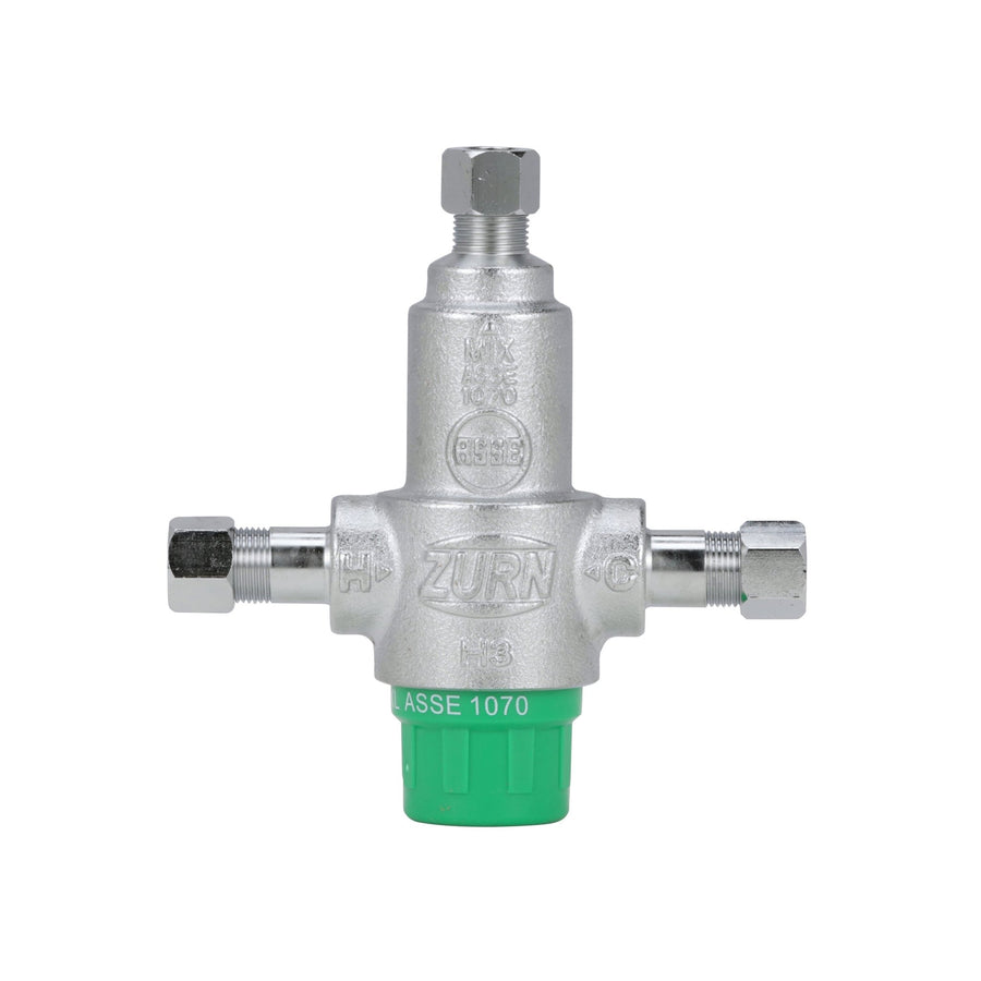 38-ZW3870XLTZurn Wilkins 38-ZW3870XLT 3/8" ZW3870XLT Aqua-Gard Thermostatic Mixing Valve with 3 Port Compression FittingsZurn Wilkins